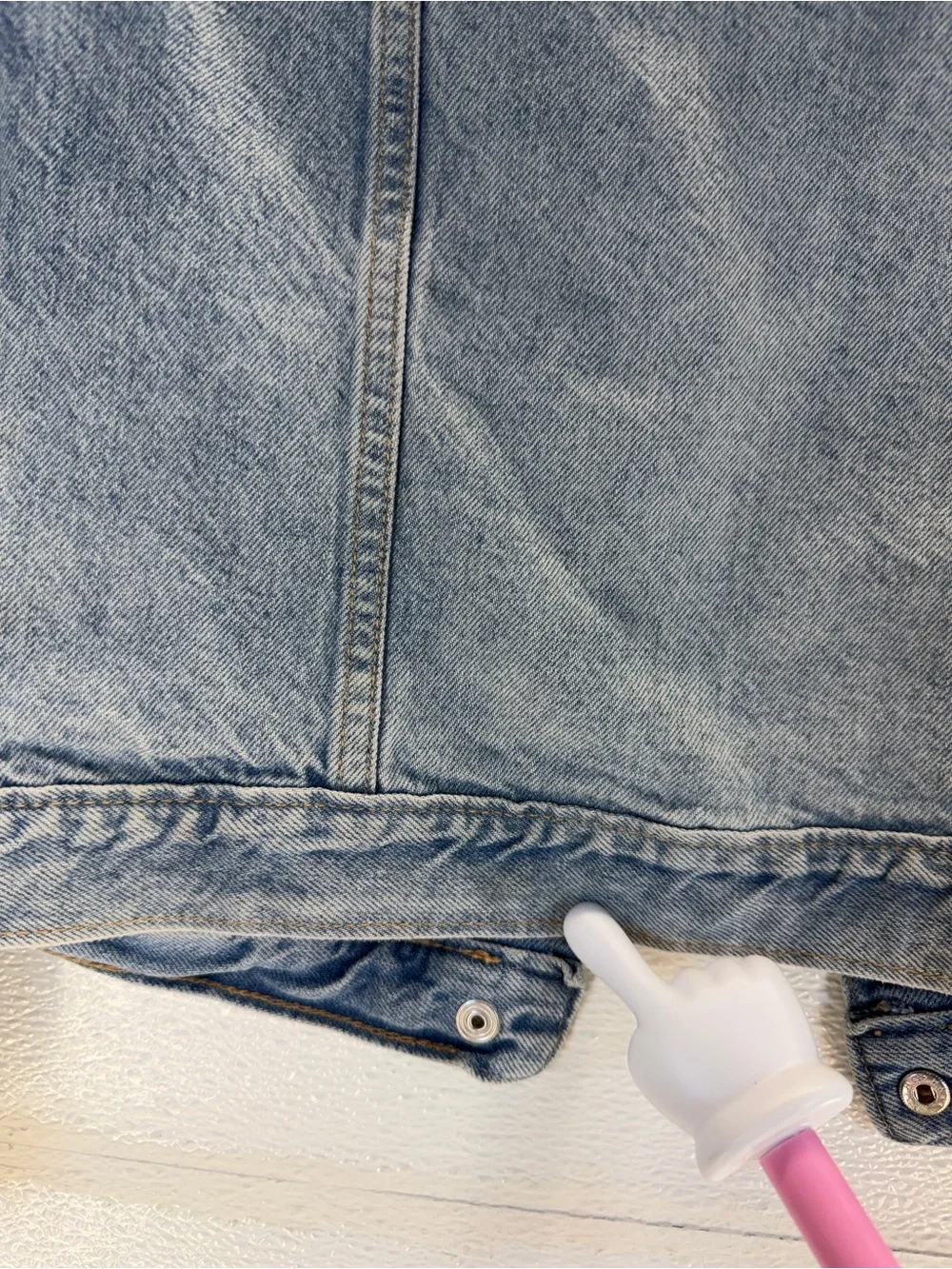 GAP Kids Girls‎ Denim Jacket XL 12-13 Light Wash Jean Trucker Coat